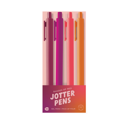 Shades of Red Gradient Jotter Sets