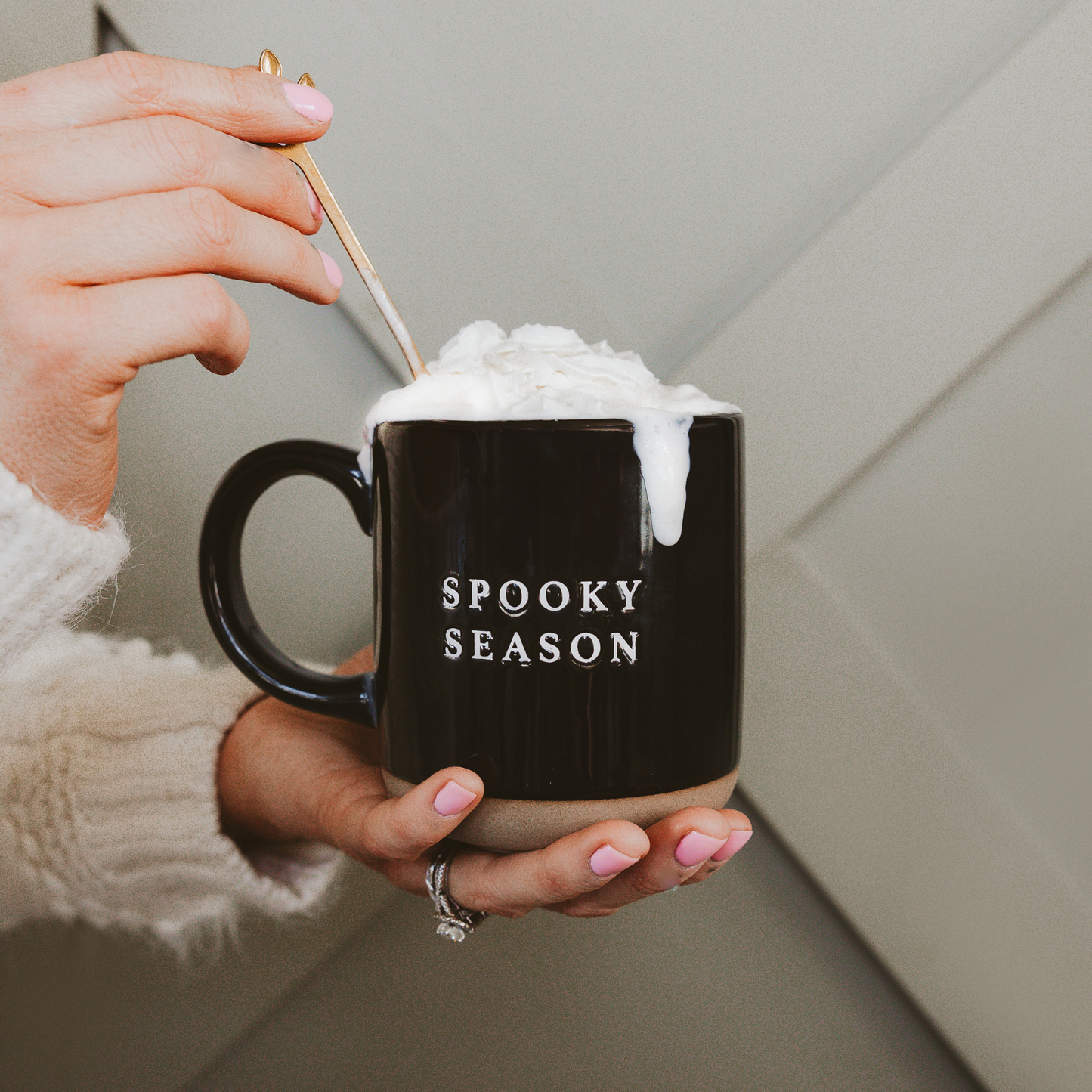 Spooky Season Stoneware Coffee Mug - Halloween Decor