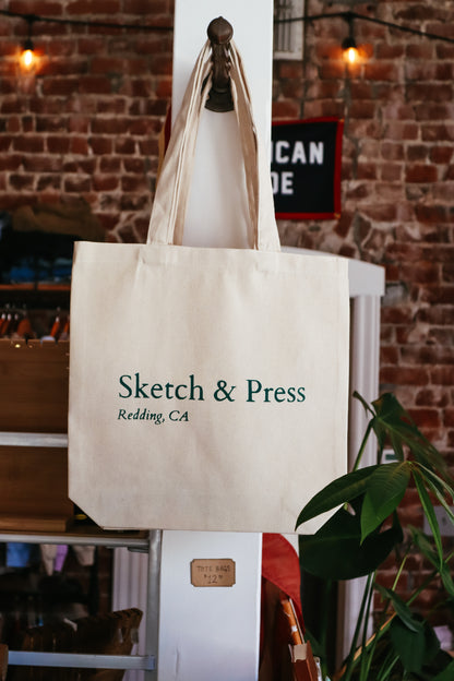 Sketch & Press Tote Bag