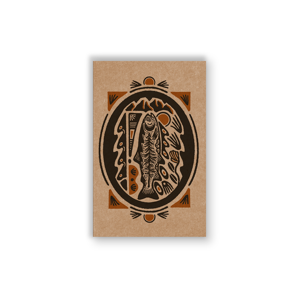 RaycoDesign — Spirit of the River Kraft Layflat Notebook