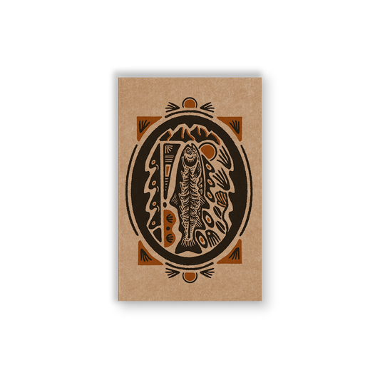 RaycoDesign — Spirit of the River Kraft Layflat Notebook