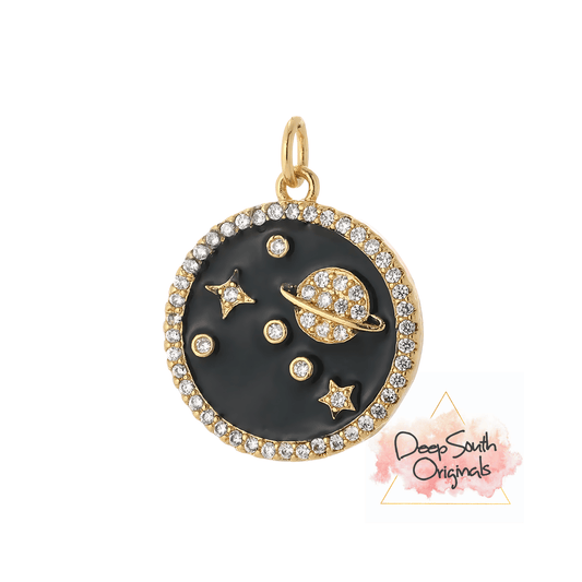 Cosmic Sparkle Charm Gold Filled