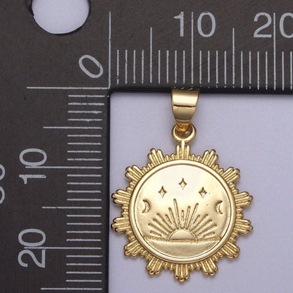 Sunrise Coin Charm