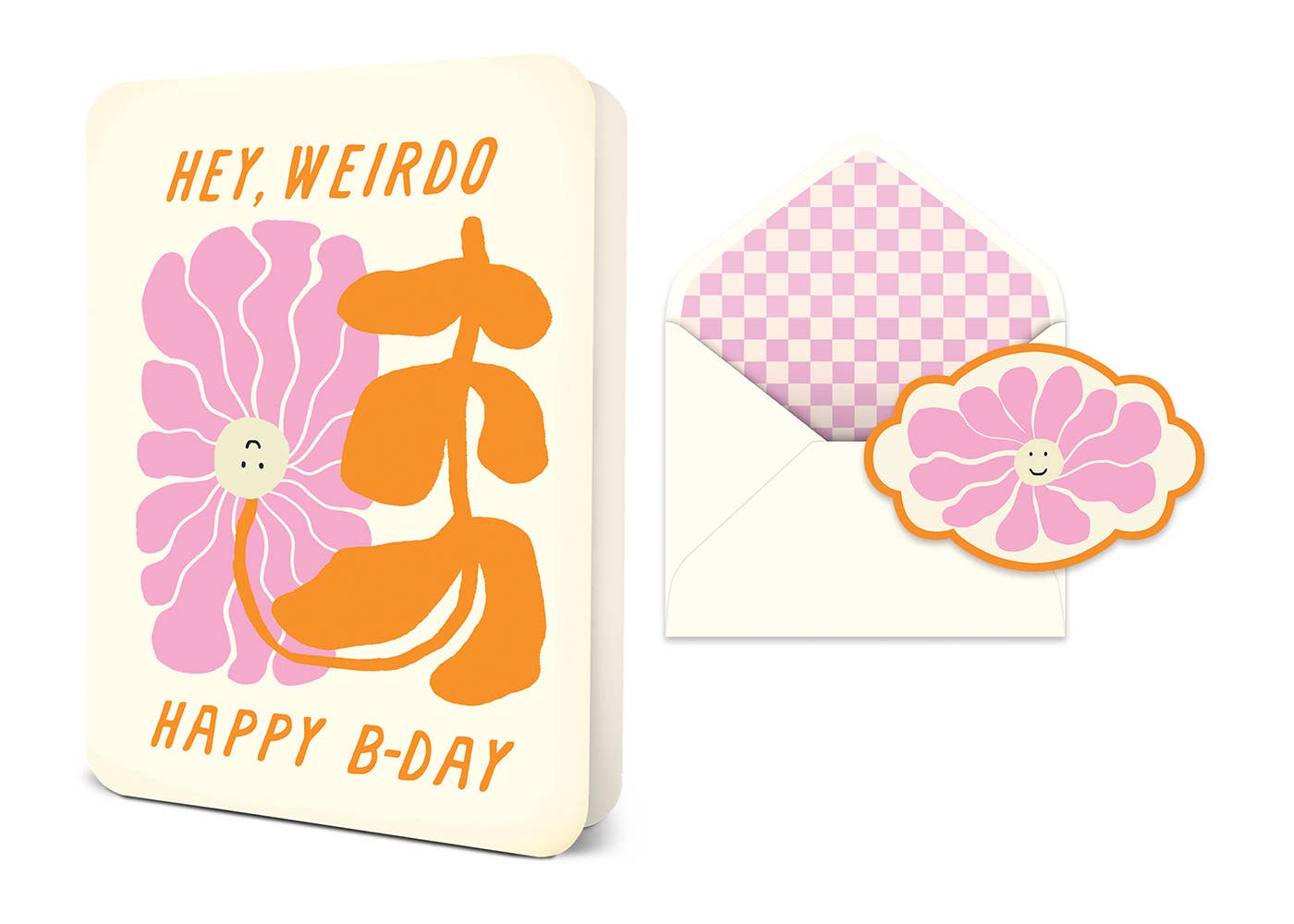 Hey, Weirdo Birthday Deluxe Greeting Card