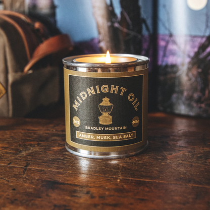 Midnight Oil Travel Candle