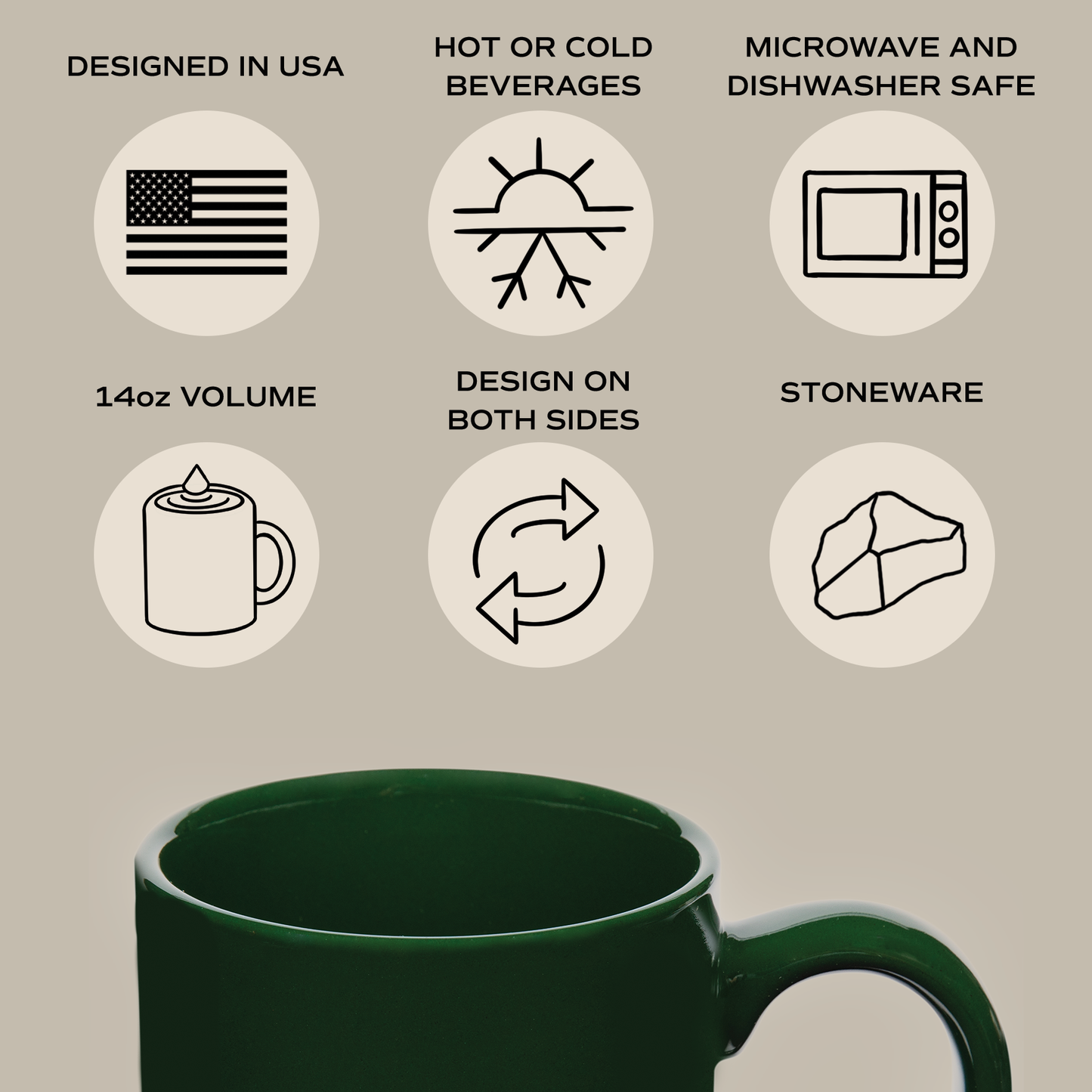 *NEW* Fa La La Stoneware Coffee Mug - Christmas Decor & Gift