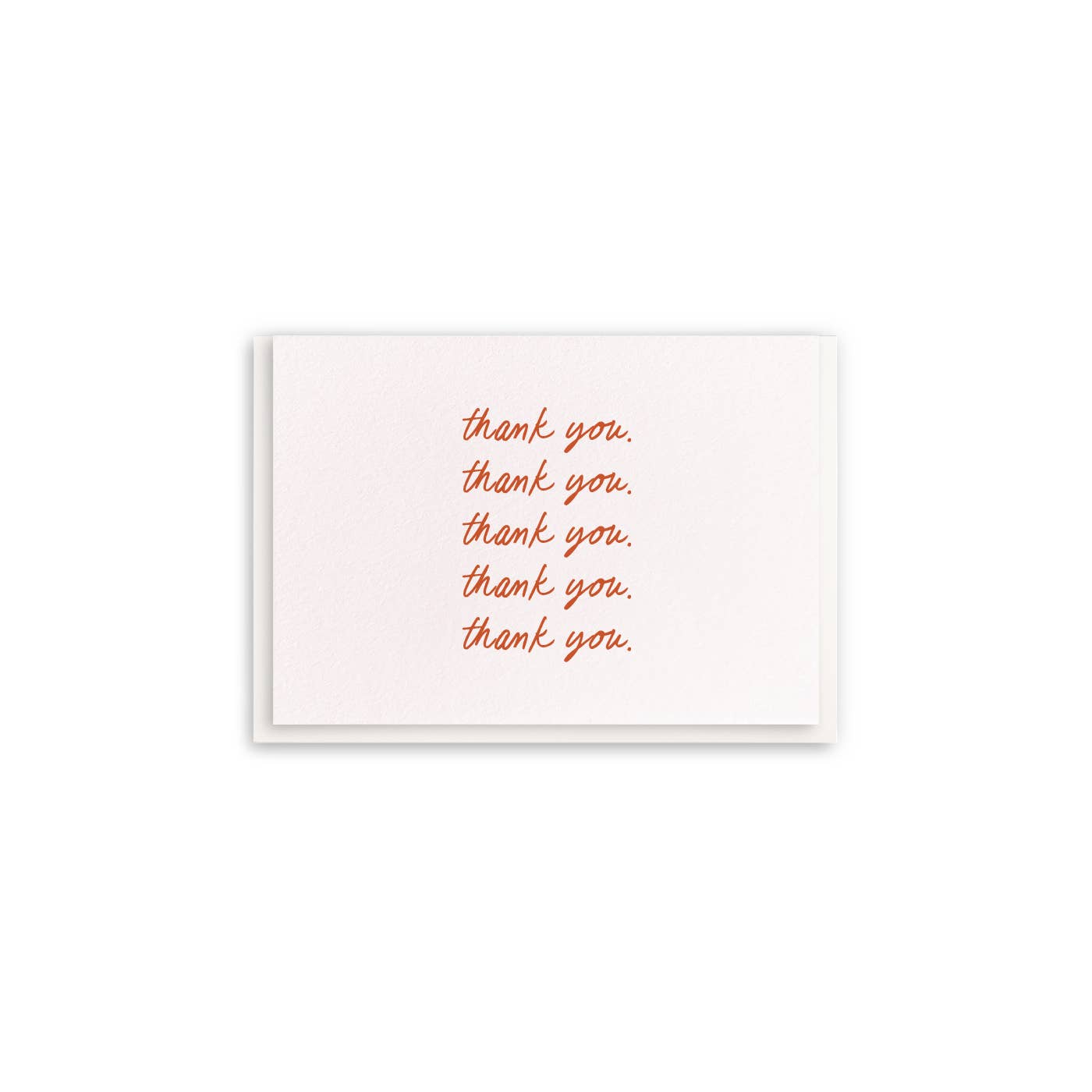 Thank You Script, Enclosure Thank You Greeting Card