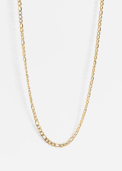 18K Gold Figaro Chain Necklace