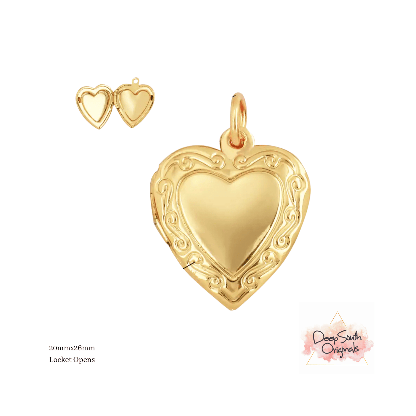 Heart Locket Charm