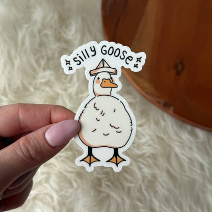 Silly goose sticker