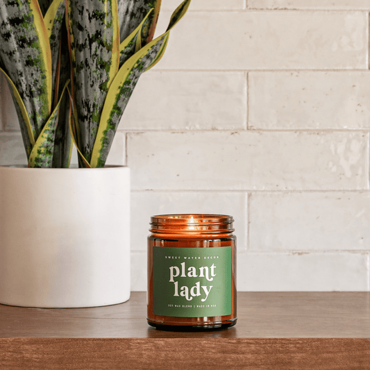 Plant Lady 9 oz Soy Candle - Home Decor