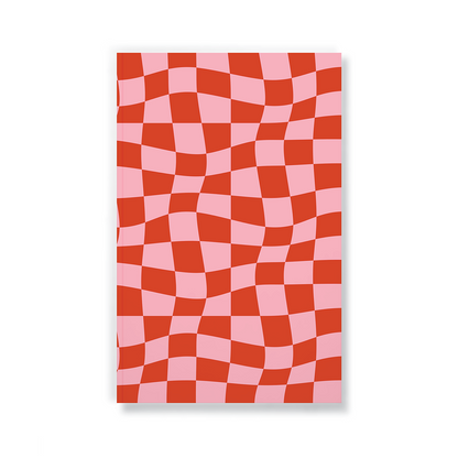 Wonky Checkers Classic Layflat Journal Notebook