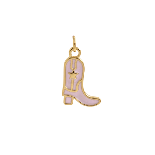 Pink Boot Charm