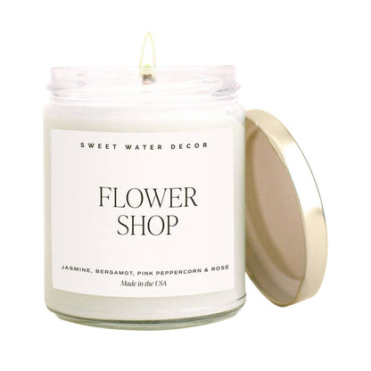 Flower Shop 9 oz Soy Candle - Home Decor & Gifts