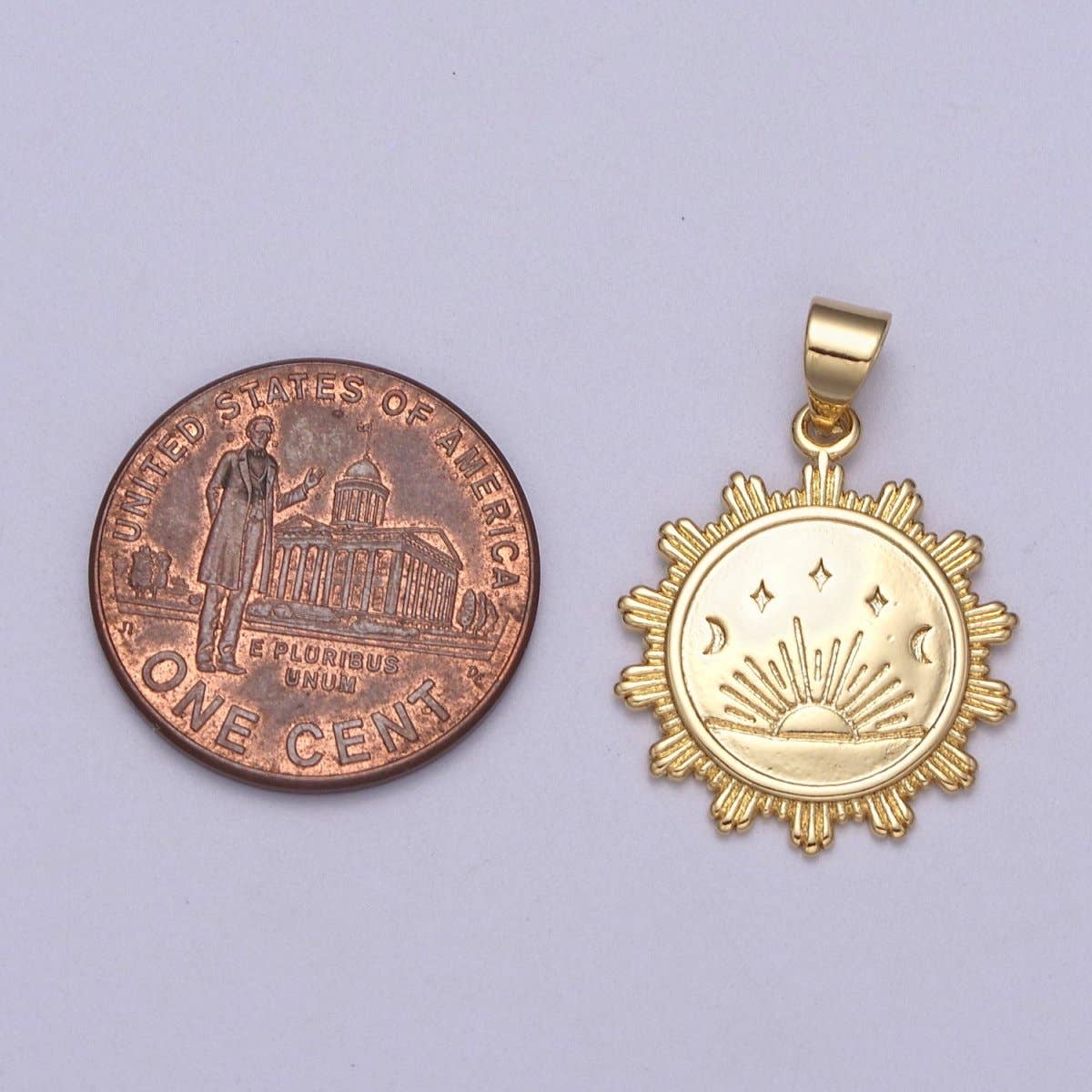 Sunrise Coin Charm