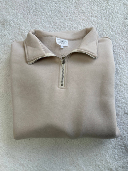 Sandstone Quarter-Zip Sweatshirt