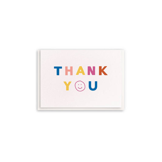 Thank You Smile,  Enclosure Thank You Greeting Card