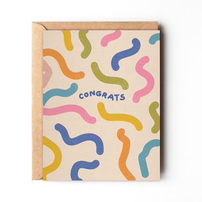 Congrats - Colorful, Fun Congratulations Card