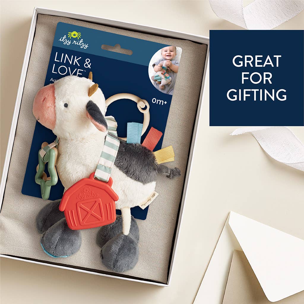 Cow Link & Love™ Activity Plush
