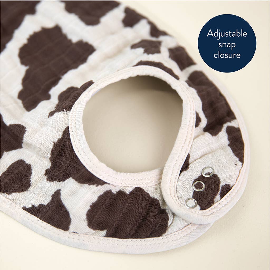 Cow Print Itzy Bibs™