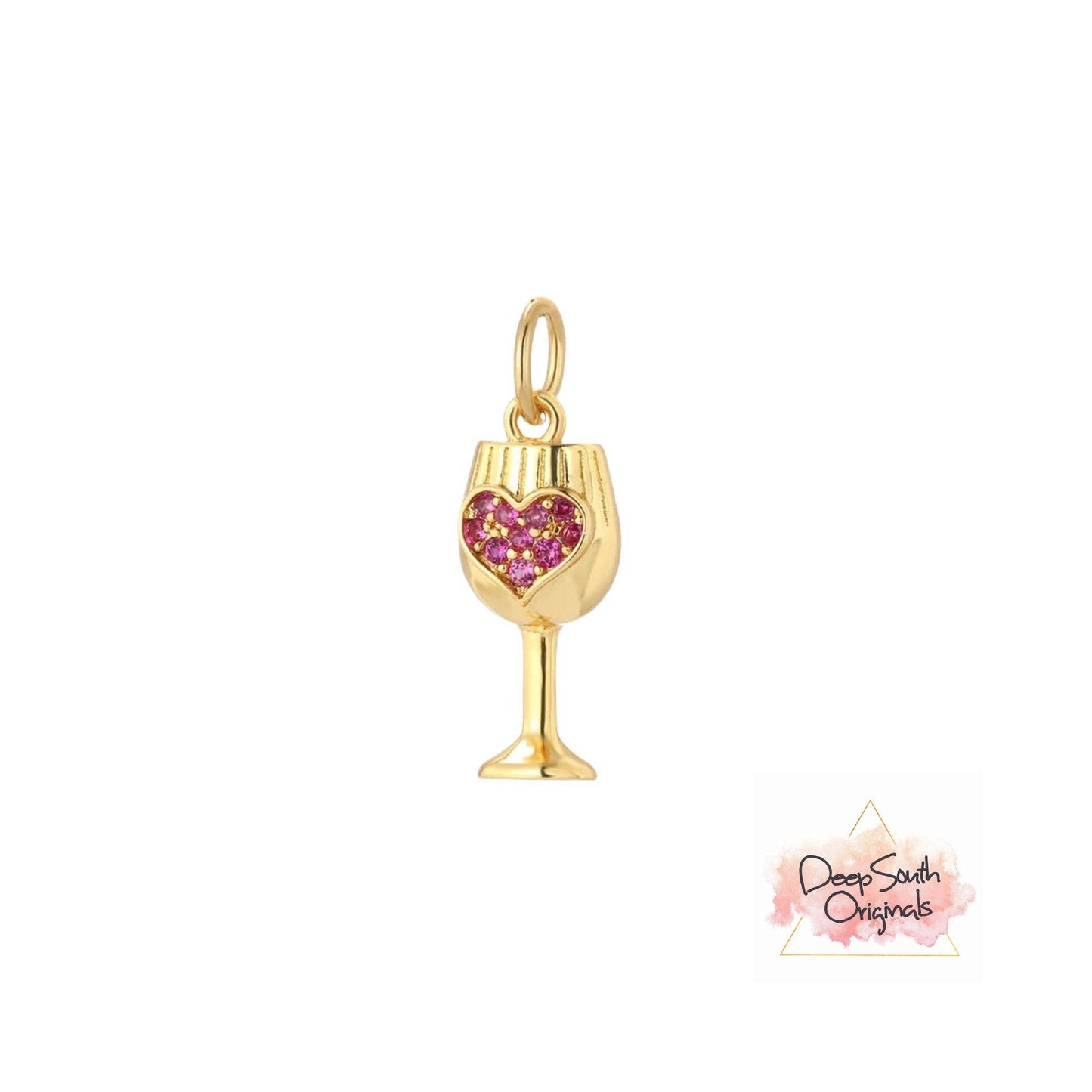 Wine Glass Charm