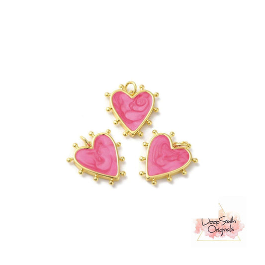 Pink Heart Charm