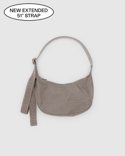 Dove Small Nylon Crescent Bag