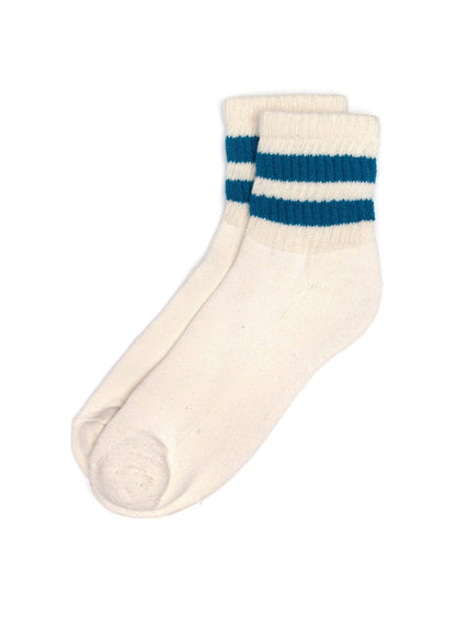 The Mono Stripe Quarter Crew Socks