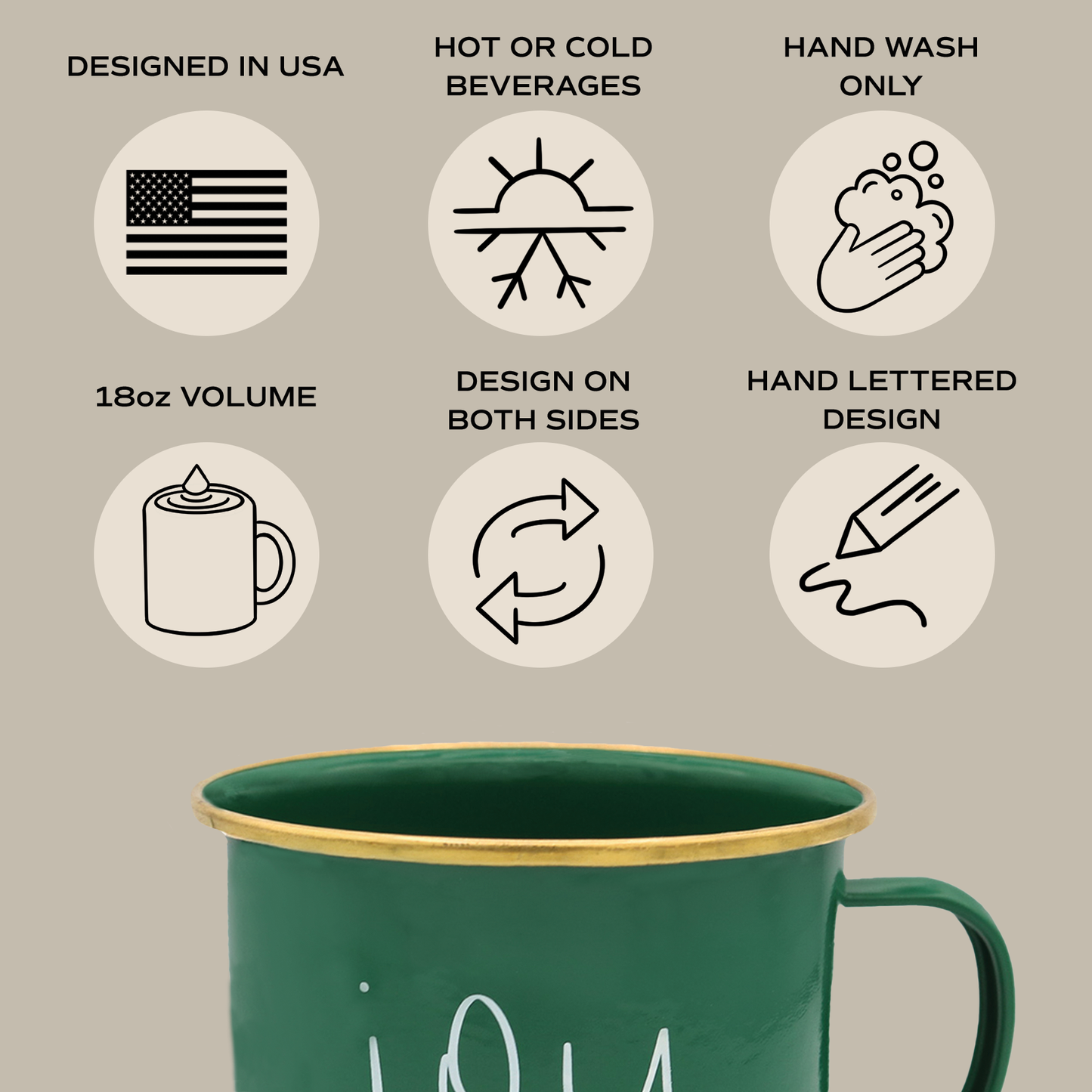 Joy Coffee Mug - Christmas Home Decor & Gifts