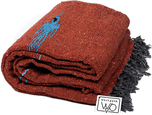 Rust Baja Thunderbird Mexican Blanket