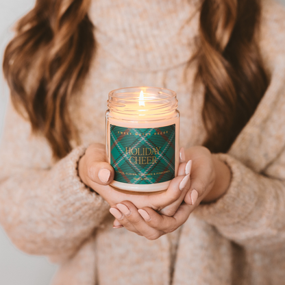 Holiday Cheer 9 oz Soy Candle - Christmas Gifts