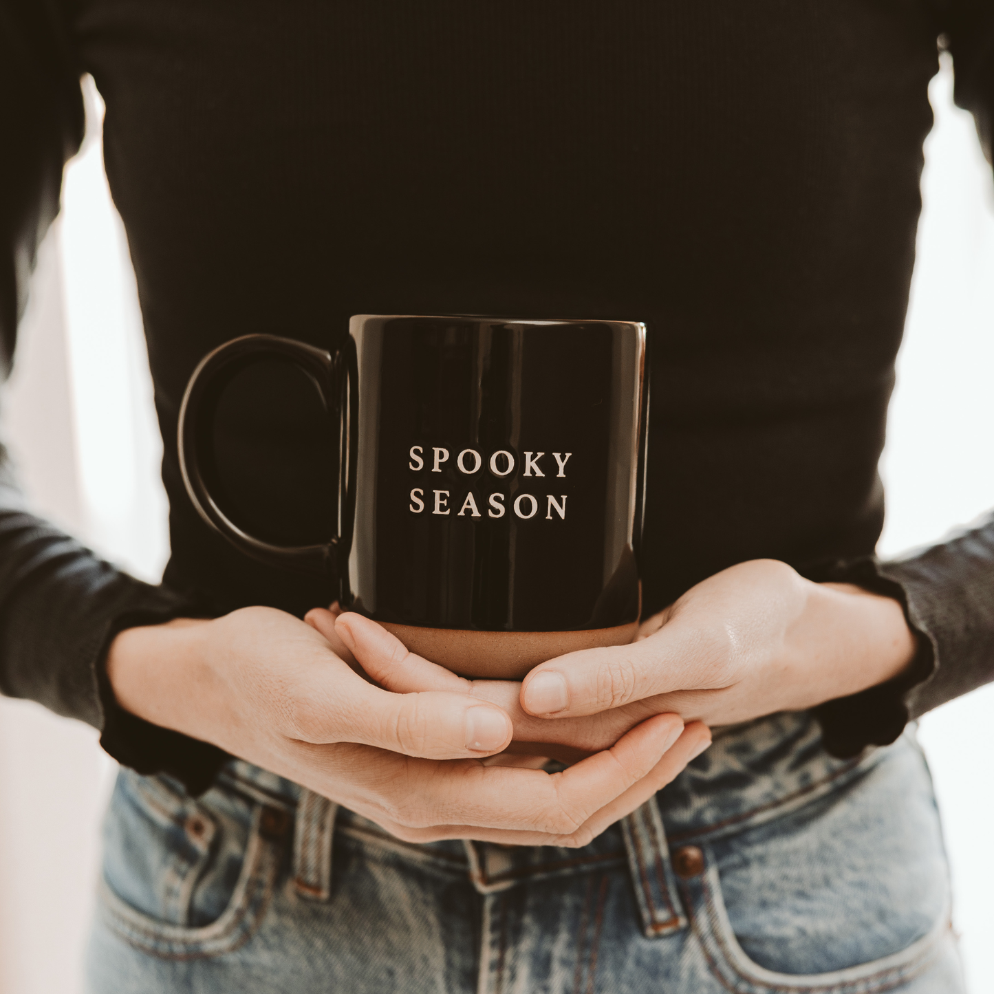 Spooky Season Stoneware Coffee Mug - Halloween Decor