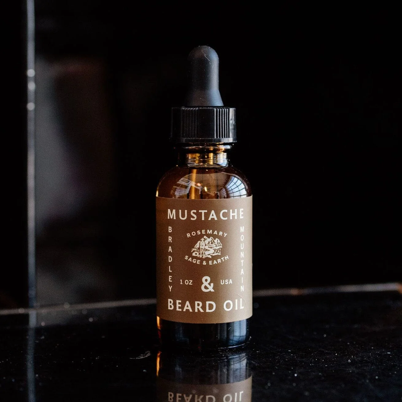 Mustache & Beard Oil - Rosemary & Sage