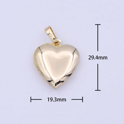 Heart Locket Charm