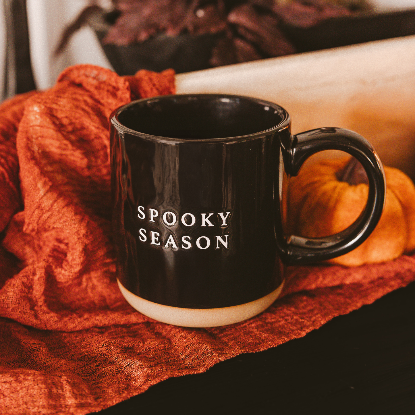 Spooky Season Stoneware Coffee Mug - Halloween Decor