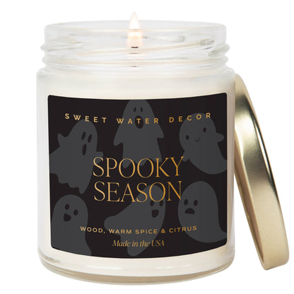 Spooky Season 9 oz Soy Candle - Fall Home Decor, Gifts