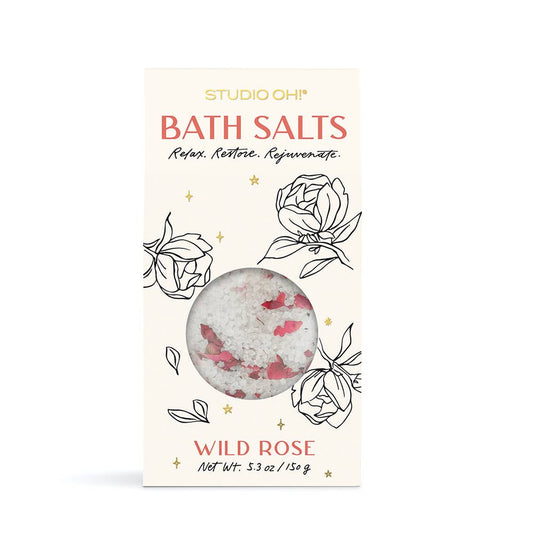 Wild Rose Scented Bath Salts