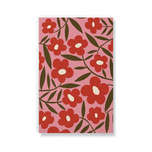 Red Flowers Notebook