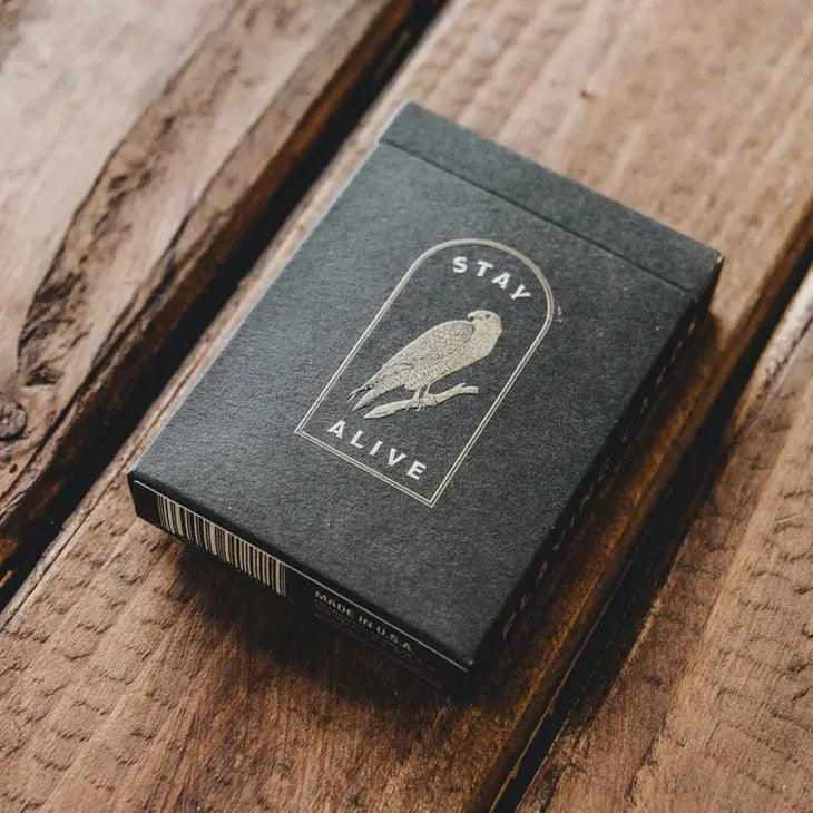 Survival Playing Cards - Charcoal
