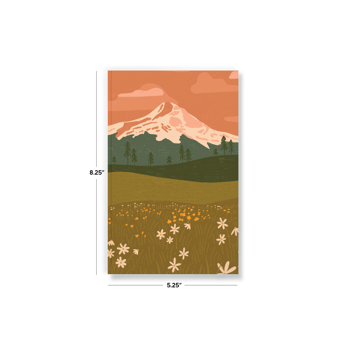 Rosy Mountain Classic Layflat Notebook