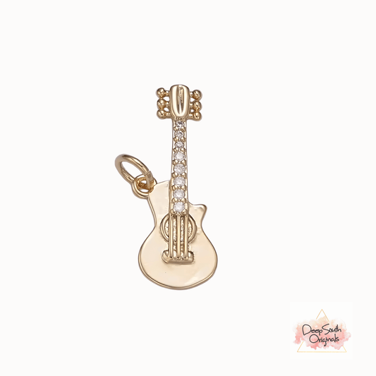 Play Me a Country Song Charm Gold-Filled