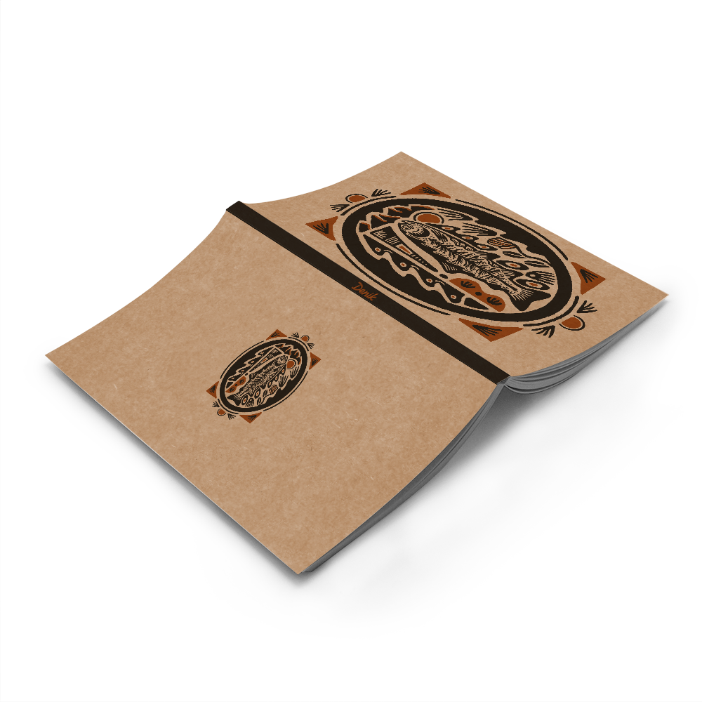 RaycoDesign — Spirit of the River Kraft Layflat Notebook