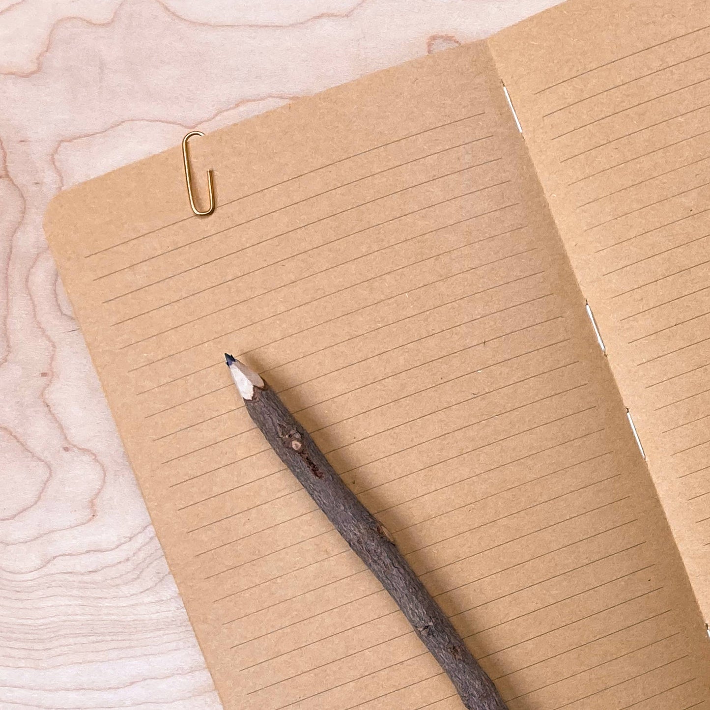 Orange Groove Kraft Classic Layflat Notebook