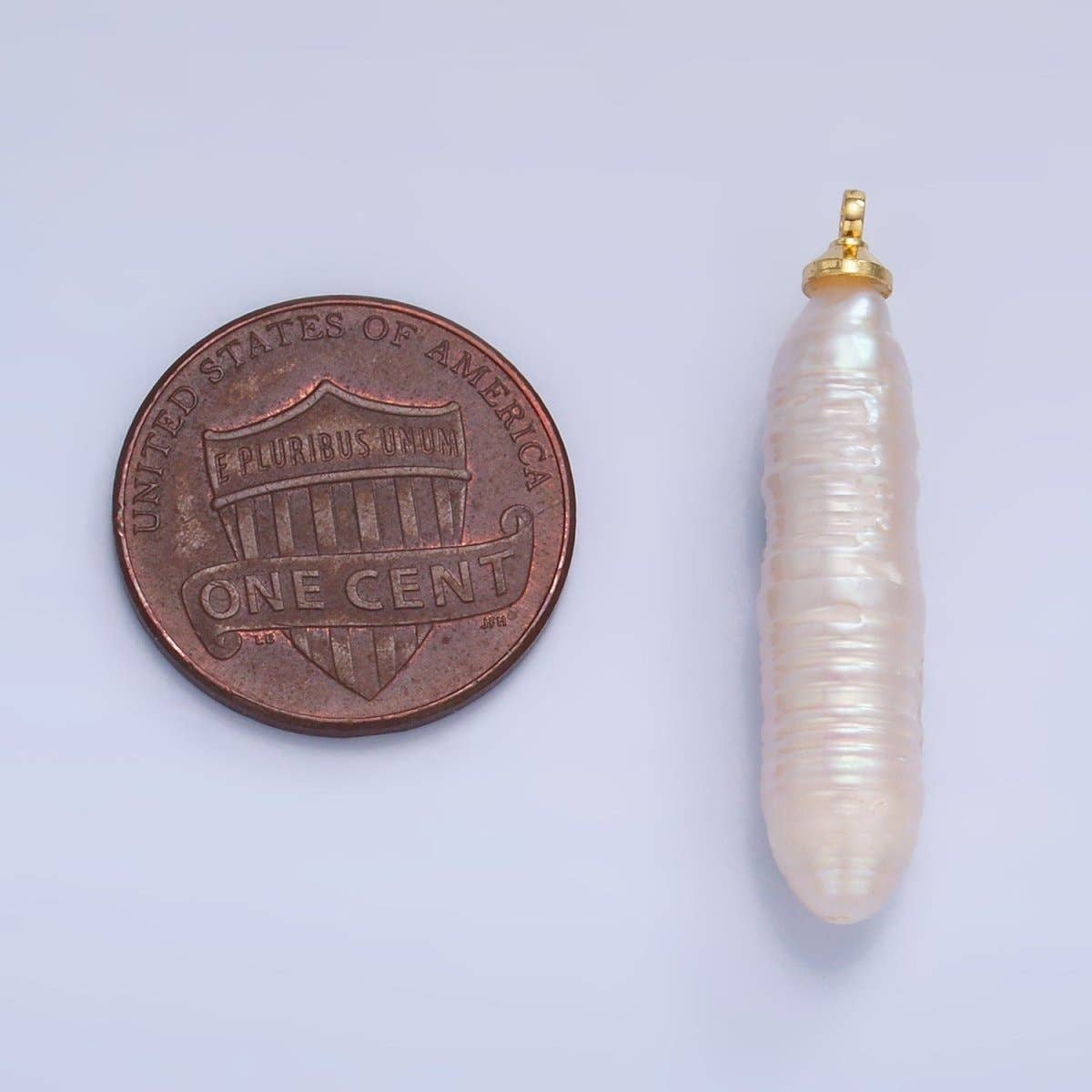 Biwa Freshwater Pearl Charm