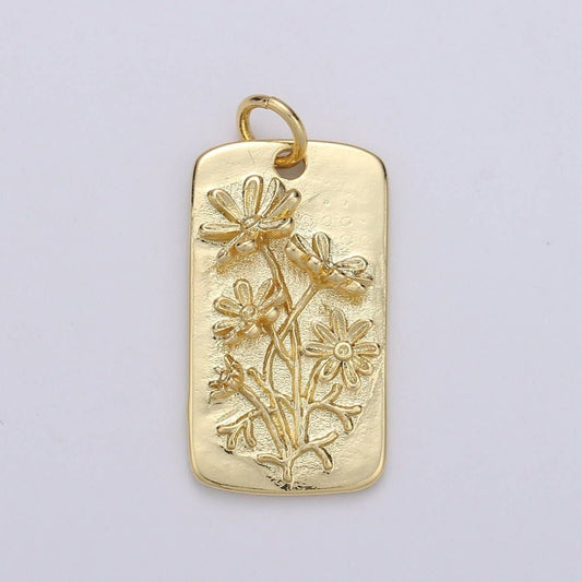 Daisy Tag Charm