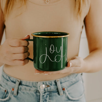 Joy Coffee Mug - Christmas Home Decor & Gifts