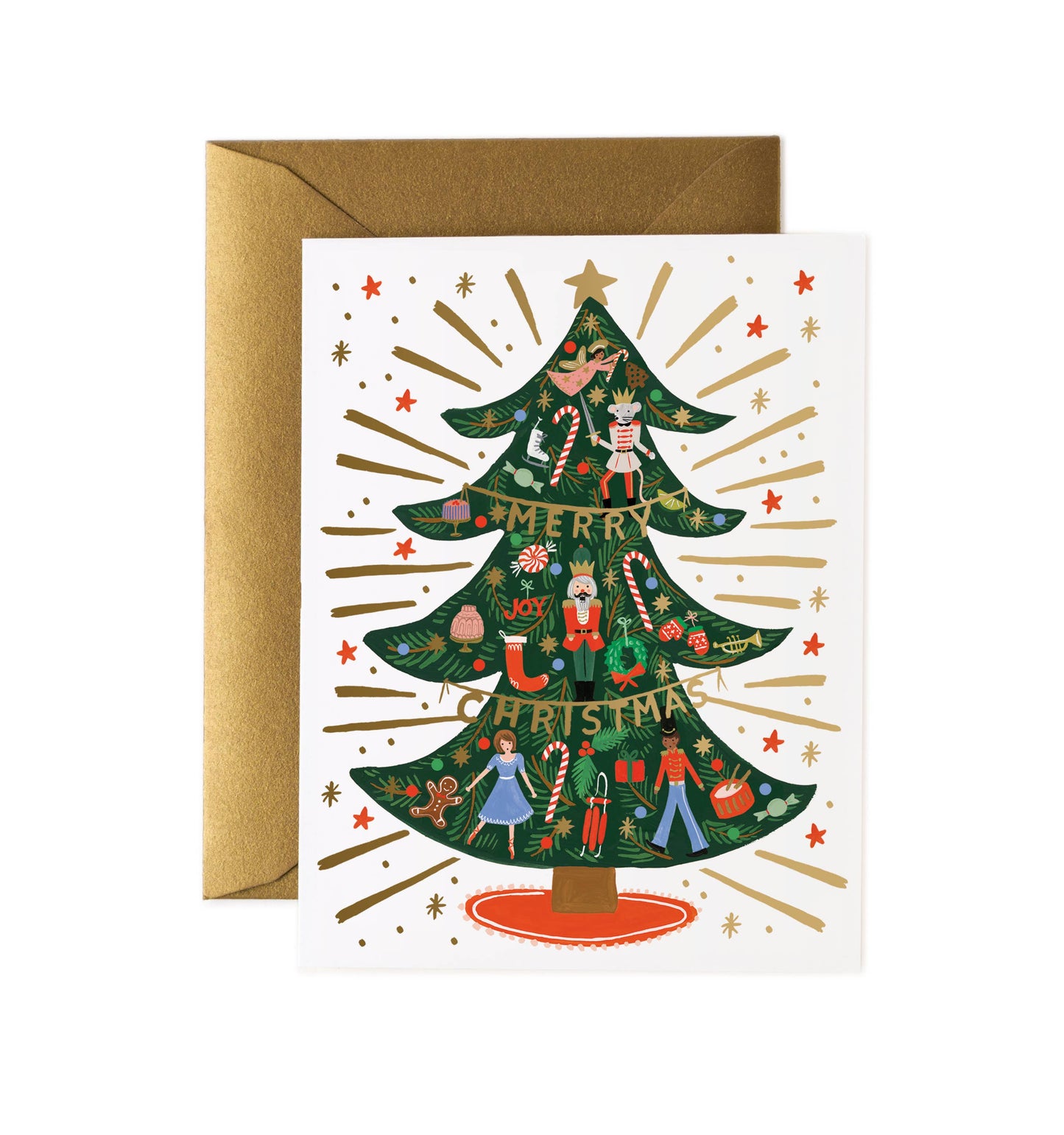 Nutcracker Tree Card