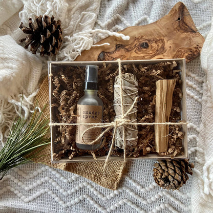 Essential Oils & Self Care Gifts - Smudge Bundle Gift Set