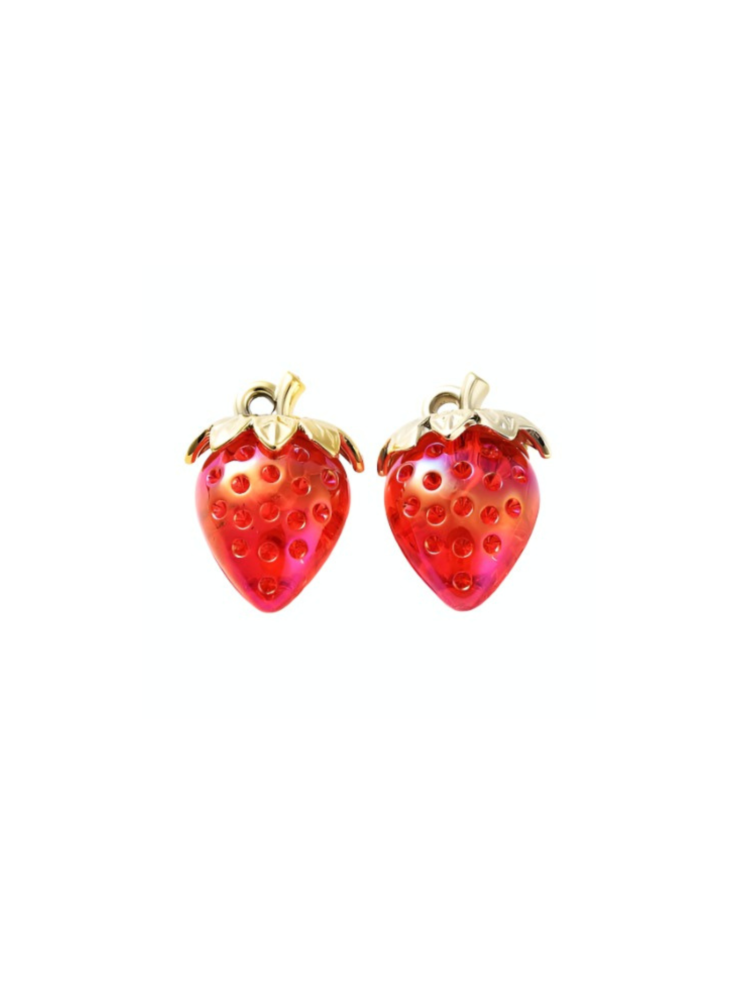 Large Strawberry Charm