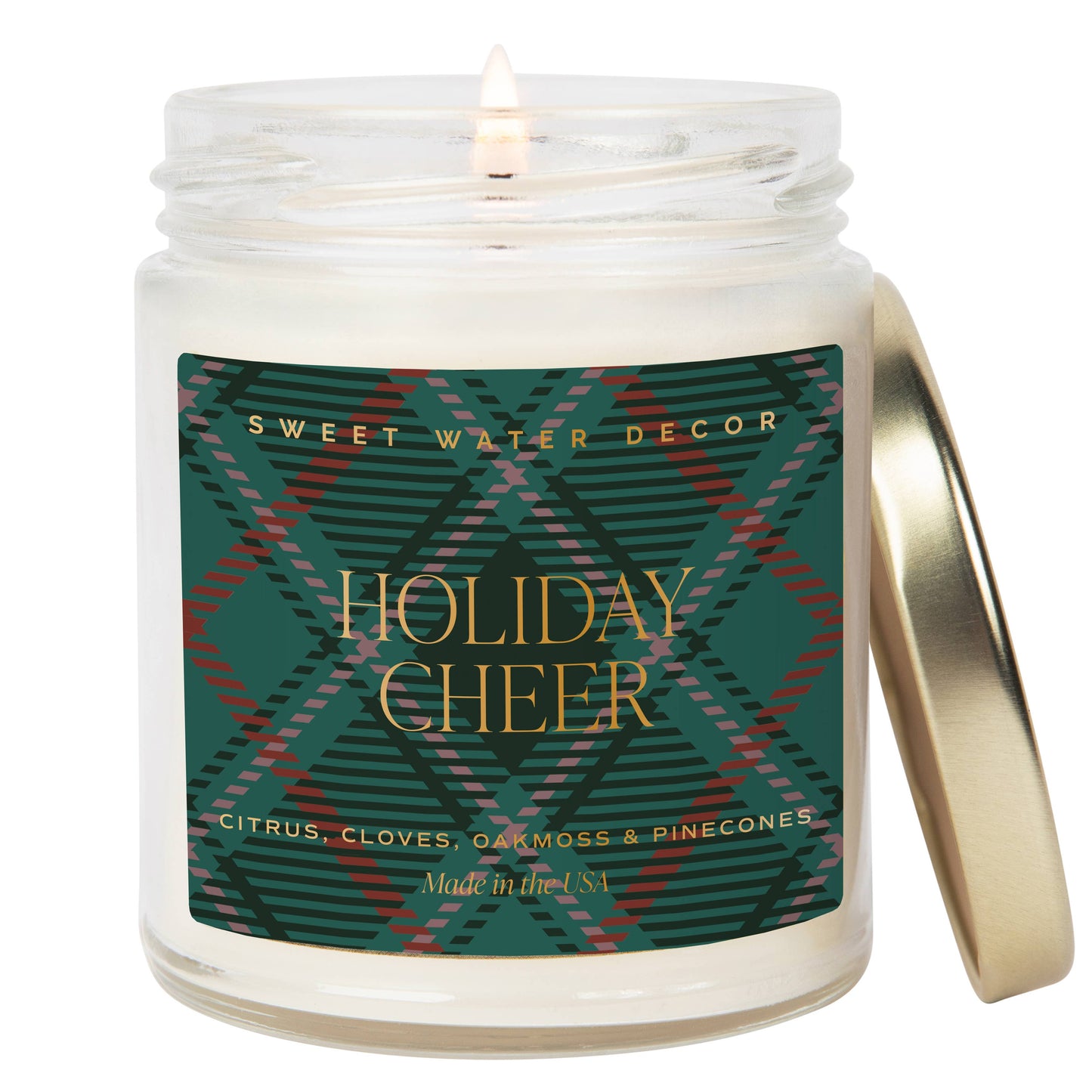 Holiday Cheer 9 oz Soy Candle - Christmas Gifts